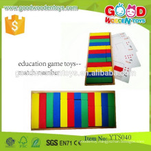 Wooden Coloful Intelligent Toy Education Game Toys- Match Number